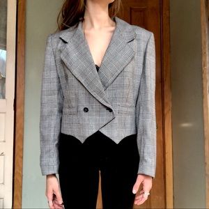 Peabody House • Black & White Vintage Blazer